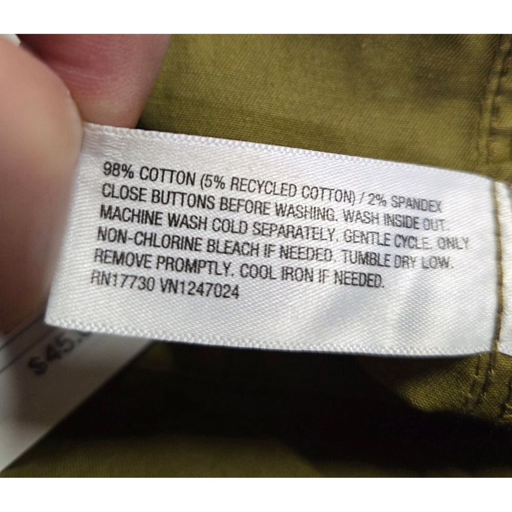 KBB Kahlana Barfield Brown Target Tan Cargo Pants Asymmetric Waist Women XL NEW - Picture 7 of 8
